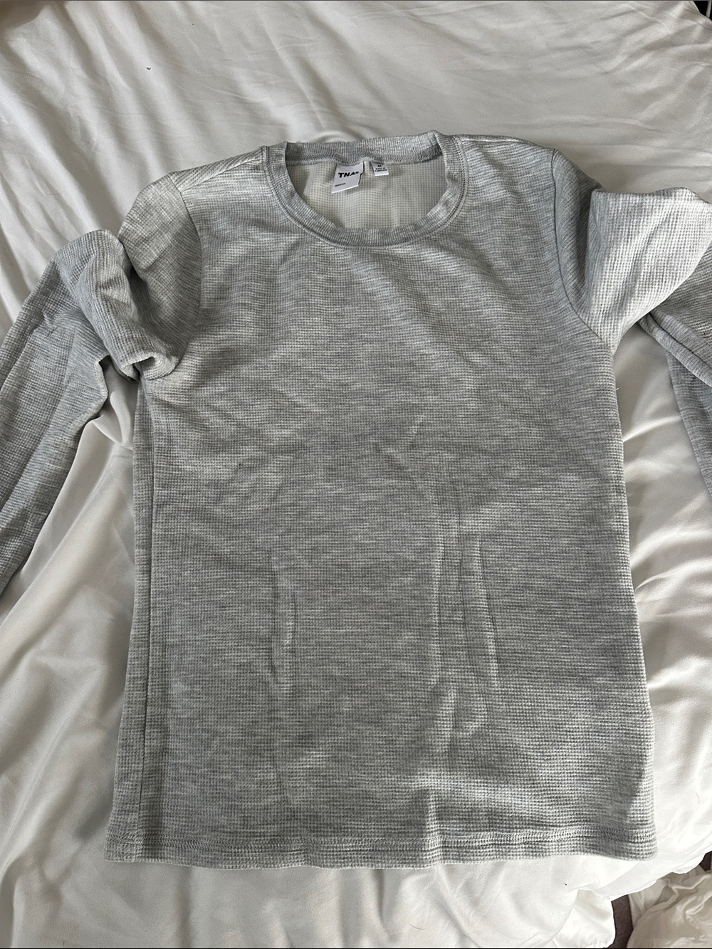 Aritzia women’s waffle knit long sleeve